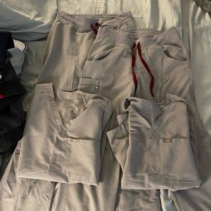 2 sets of cement grey figs size XS.